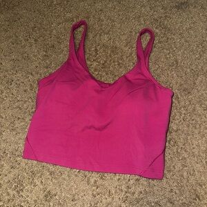 lululemon pink align tank, size 8